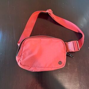 lululemon athletica Vibrant Red Belt Bag